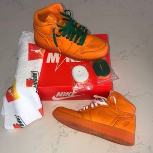Jordan 1s orange gatorades